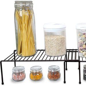 Smart Design Cabinet Storage Shelf Rack - Large Ex